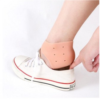 Силіконовий захист для п'ят Heel Anti-Crack Sets силіконові шкарпетки для п'ят б. . фото 11