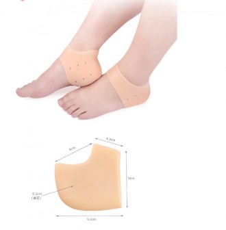 Силиконовая защита для пяток Heel Anti-Crack Sets силиконовые носочки для пяток . . фото 8