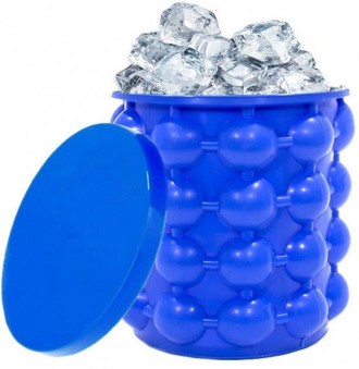 Форма відро для льоду Ice cube maker genie для охолодження напоїв у пляшках — лі. . фото 3