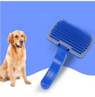 С эргономичной ручкой расческа для волос для домашних животных удобна и удобна в. . фото 2