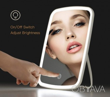 Светодиодное зеркало с подсветкой для макияжа Jordan Judy отличается высоким кач. . фото 1