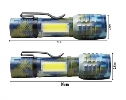  
Тактичний ліхтар P511M-P50 1780000W zoom + microUSB (5 режимів)
Ліхтарик ручни. . фото 4