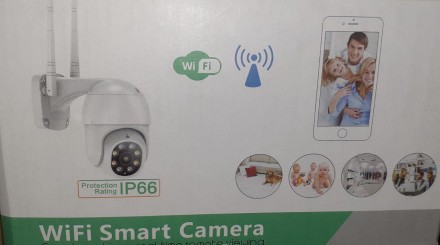 Вулична IP-камера 8 МП Wi-Fi QeaRim P6 IPC360 Home live Outdoor WiFi PTZ 3840х21. . фото 4