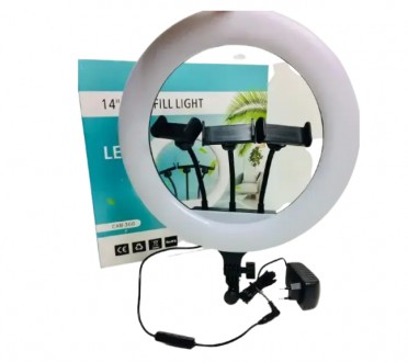 ольцевая Led лампа подходит для видеосъемок, фото, селфи. Подходит практически п. . фото 7