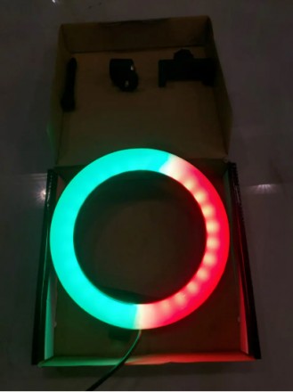 Кольцевая LED лампа для селфи MJ33 RGB
Добавь ярких красок в свои фото и видио! . . фото 7