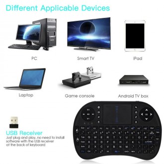 Бездротова клавіатура — чудове рішення для керування вашим комп'ютером, планшето. . фото 5