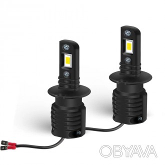 Светодиодные лэд лампы H3 высокого качества, без лишнихпроводов. Лампы V9 нового. . фото 1