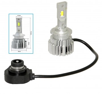 Короткий опис
LED лампи до штатних ксенонових блоків. Цоколь: D4S/D4R. Потужніст. . фото 2