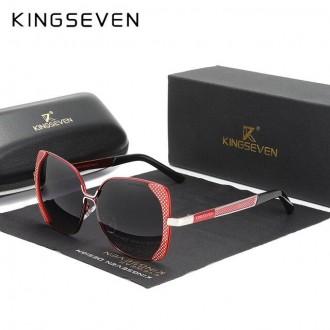 Оригінальні, поляризаційні, сонцезахисні окуляри KINGSEVEN N7011 мають вінтажний. . фото 2