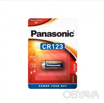 Батарейка Panasonic CR123 LITHIUM POWER сочетает в себе преимущества литиевой те. . фото 1