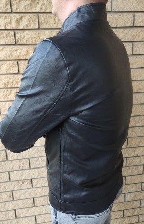 Куртка мужская из экокожи высокого качества FUDIRO. Тонкая, мягкая, приятная нао. . фото 11