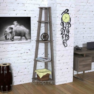 Стеллаж угловой L-180 Loft design Дуб Палена. Васильков. фото 1 Стеллаж угловой L-180 Loft design Дуб Палена. Васильков. фото 1