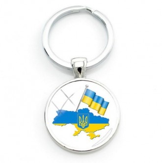 Брелок металлический для ключей Украина, карта, круглый
Брелоки для ключей из ме. . фото 3