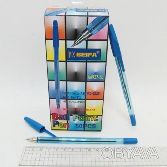 Ручка шариковая BEIFA синяя 50шт 927-AA-blu 927-AA-blu ish 
Отправка товара:
• С. . фото 1