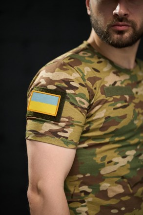 
Класична футболка у стилі military- крій: прямий;- Рукав – короткий;- виріз – к. . фото 6