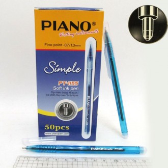 Ручка масло "Piano" "Simple" синяя 50шт 1155pt_bl 1155pt_bl ish 
Отправка товара. . фото 2