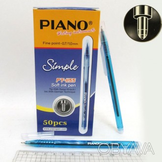 Ручка масло "Piano" "Simple" синяя 50шт 1155pt_bl 1155pt_bl ish 
Отправка товара. . фото 1