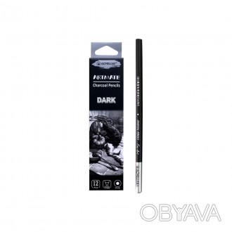 Угольные карандаши Acmeliae для рисования "Dark", 12 шт. 43139 ish 
Отправка тов. . фото 1