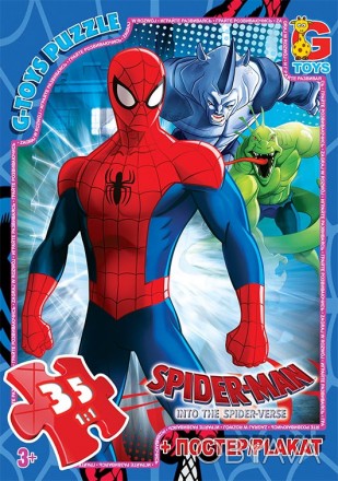 Пазлы ТМ "G-Toys" из серии "Человек-паук", 35 эл. SM898 ish 
Отправка товара:
• . . фото 1