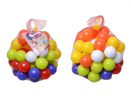Набор мягких разноцветных шариков Kinderway 60штук 02-413. ish 
Отправка товара:. . фото 3