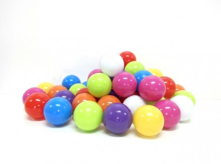 Набор мягких разноцветных шариков Kinderway 60штук 02-413. ish 
Отправка товара:. . фото 2