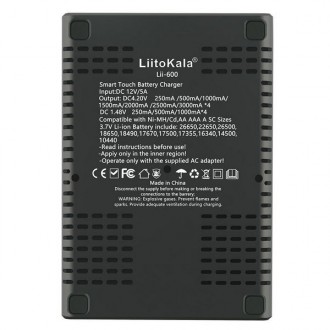 Інтелектуальний зарядний пристрій LiitoKala Lii-600 – багатофункціональний заряд. . фото 5