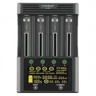 Інтелектуальний зарядний пристрій LiitoKala Lii-600 – багатофункціональний заряд. . фото 4