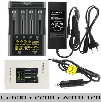 Інтелектуальний зарядний пристрій LiitoKala Lii-600 – багатофункціональний заряд. . фото 7