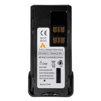 Аккумулятор усиленный Agent APLI4493C31 Impres 3100 mAh для цифровых раций Motor. Киев. фото 1 Аккумулятор усиленный Agent APLI4493C31 Impres 3100 mAh для цифровых раций Motor. Киев. фото 1