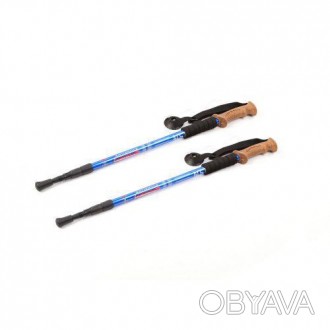 Палки для скандинавской ходьбы трекинговые палки телескопические MHZ Blue
Сканди. . фото 1