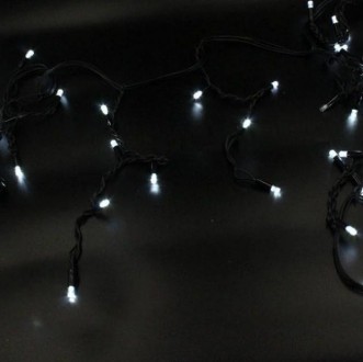 Уличная гирлянда бахрома Xmas Сосульки W-2, 120 LED-ламп, черная, белый свет
Гир. . фото 4