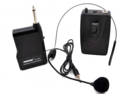 Радиомикрофон головной беспроводная гарнитура для радиосистемы Max WM-707, с рес. . фото 2