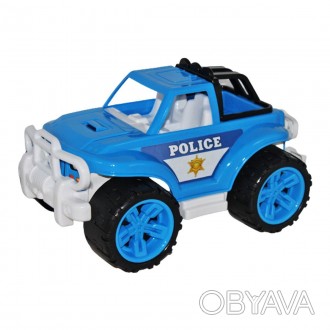 Игрушка внедорожник полиция ТехноК голубой (3558)