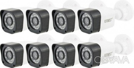 Комплект видеонаблюдения UKC D001-8CH Full HD, набор на 8 камер
Комплект видеона. . фото 1