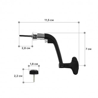Универсальная ручка Yumoshi для безынерционной катушки
Одной из важных частей ры. . фото 5