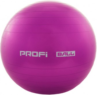 Мячик для фитнеса, фитбол 65 см, Profiball MS 1540, фиолетовый
Мяч для фитнеса Ф. . фото 2