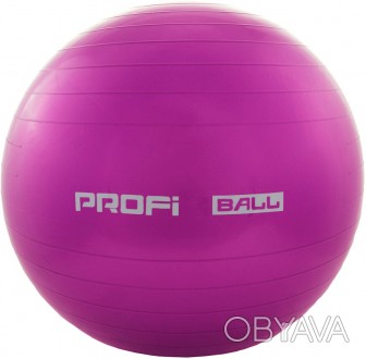 Мячик для фитнеса, фитбол 65 см, Profiball MS 1540, фиолетовый
Мяч для фитнеса Ф. . фото 1