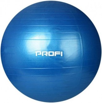 Надувной мяч для фитнеса 65см, фитбол Profiball MS 1540, синий
Мяч для фитнеса Ф. . фото 2