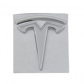 Эмблема "T" на капот (перед) 60х56 мм Tesla Model 3 Silver (1494949-00-A)
 
Разм. . фото 3