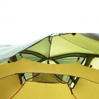Палатка 2 местная Tramp ROCK 2 (V2) зеленая экспедиционная с внешними дугамиДвух. . фото 7