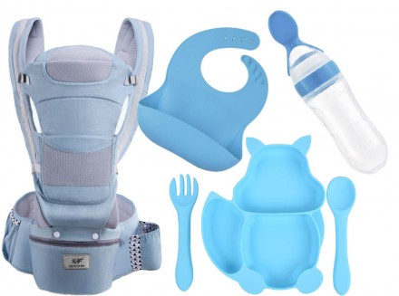 Хипсит эрго-рюкзак BabyCarrier 20 кг 6 в 1 Голубой тарелка форма белка Y9 прибор. Киев. фото 1 Хипсит эрго-рюкзак BabyCarrier 20 кг 6 в 1 Голубой тарелка форма белка Y9 прибор. Киев. фото 1