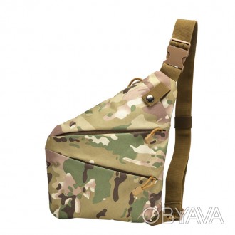 Рюкзак тактический на одно плечо AOKALI Outdoor A38 5L Камуфляж (5370-57054). . фото 1