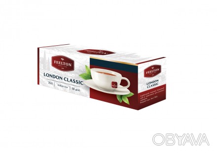 Чай FEELTON "London Classic" - это черный байховый крупнолистовой индийский чай . . фото 1