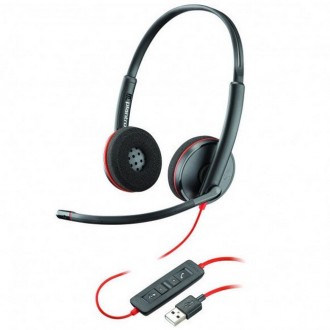 Гарнитура для компьютера наушники накладные проводные Plantronics Blackwire C322. . фото 4