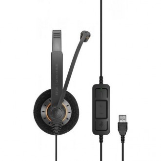 Гарнитура для call-центров наушники накладные проводные Sennheiser Impact SC 60 . . фото 5