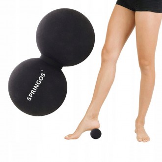 Двойной массажный мяч от польского бренда Springos поможет устранить боль в мышц. . фото 6