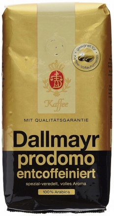 Кофе в зернах Dallmayr Prodomo Decaffeinato 0,5 кг - приятно осознавать, что коф. . фото 2