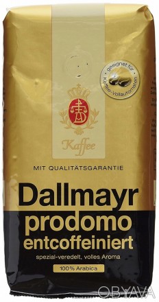 Кофе в зернах Dallmayr Prodomo Decaffeinato 0,5 кг - приятно осознавать, что коф. . фото 1