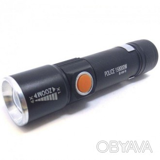 Тактический светодиодный аккумуляторный фонарь X-Balog
BL-616 качественный zoom . . фото 1
