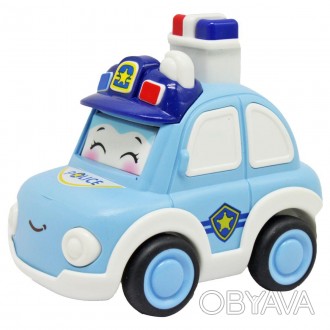 Машинка заводная Полиция голубая MiC (901-1)